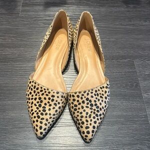 J Crew pointed flat. Size 8. Never worn
